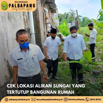 Lurah Palbapang Dampingi Panewu Bantul Cek Lokasi Irigasi Pertanian