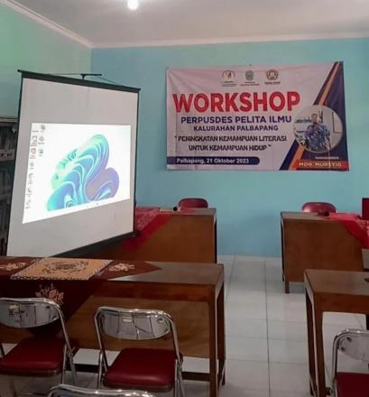 Workshop Perpustakaan Desa Pelita Ilmu Kalurahan Palbapang 